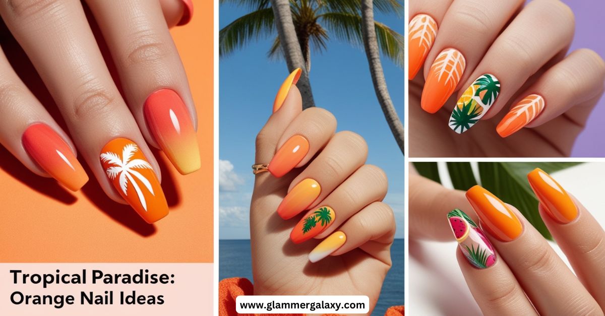 Orange Nail Paints for Tropical Paradise