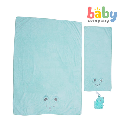 Bloom Coral 3-Piece Baby Bath Set