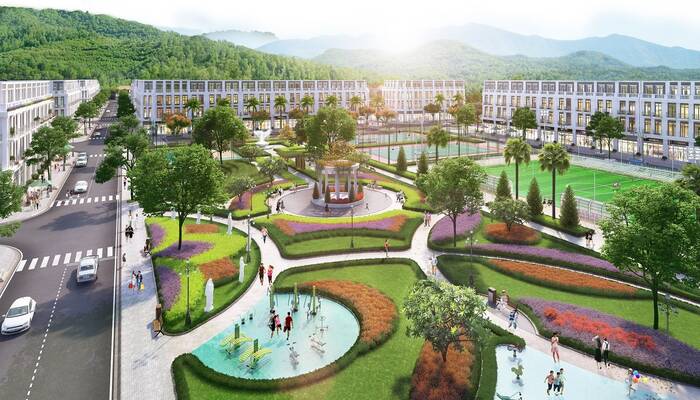 Công viên cây xanh trong dự án 