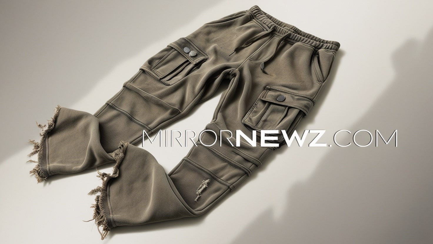 G.O.A Rustic Flared Cargo Sweatpants