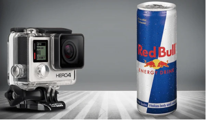 Red Bull and Go pro collaboration