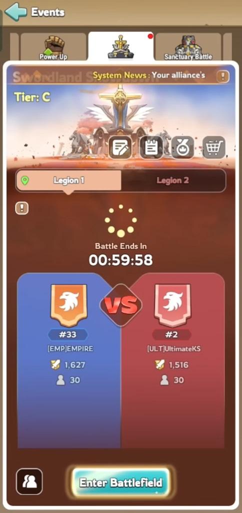 Kingshot Swordland Showdown