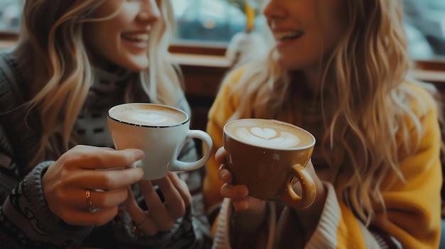 Two Women Drinking Coffee Images - Free Download on Freepik