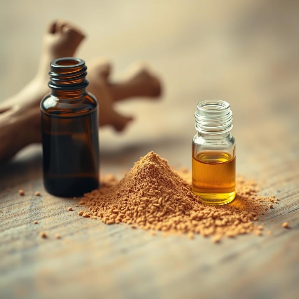 Sandalwood powder and oil used in Kumkumadi Serum formulation