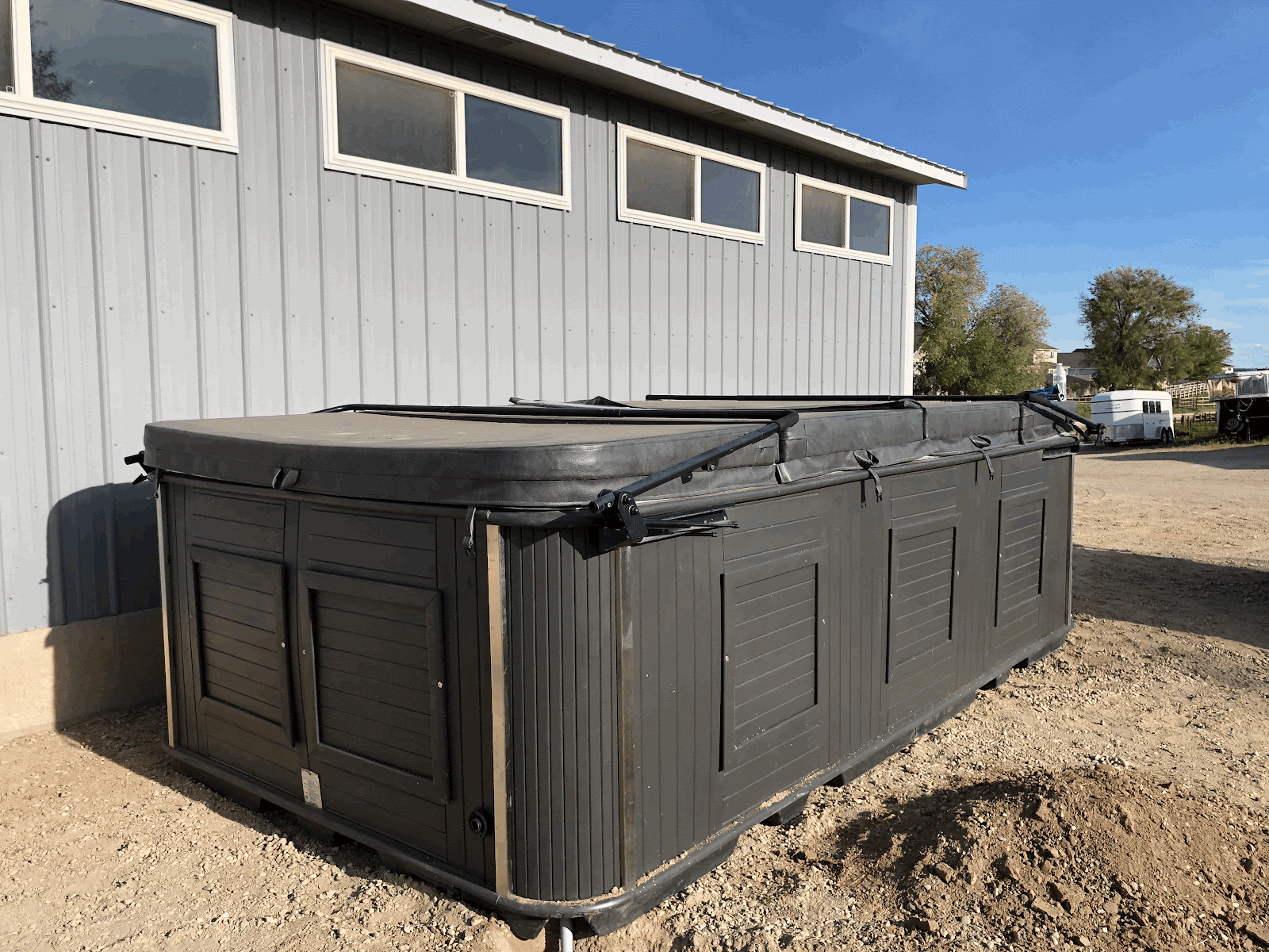 Hot tub wiring installation