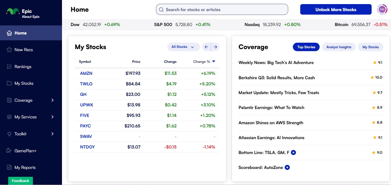 Motley Fool Homepage