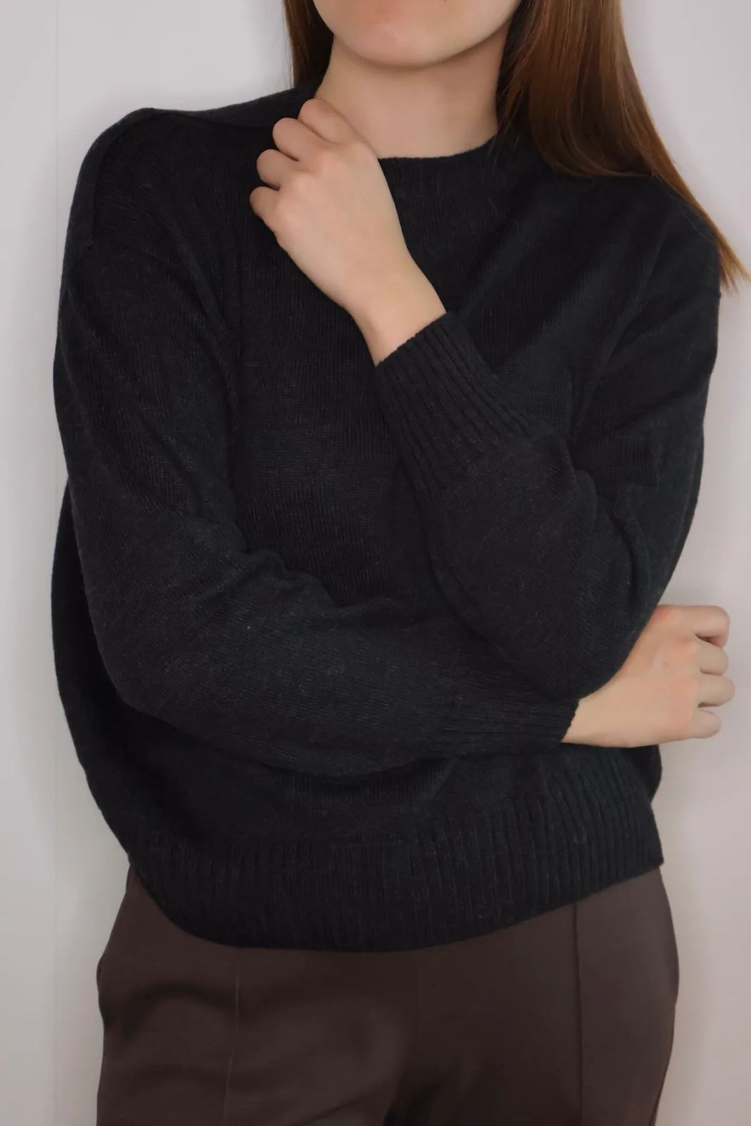 Uimi Matilda Crew Neck Jumper Black