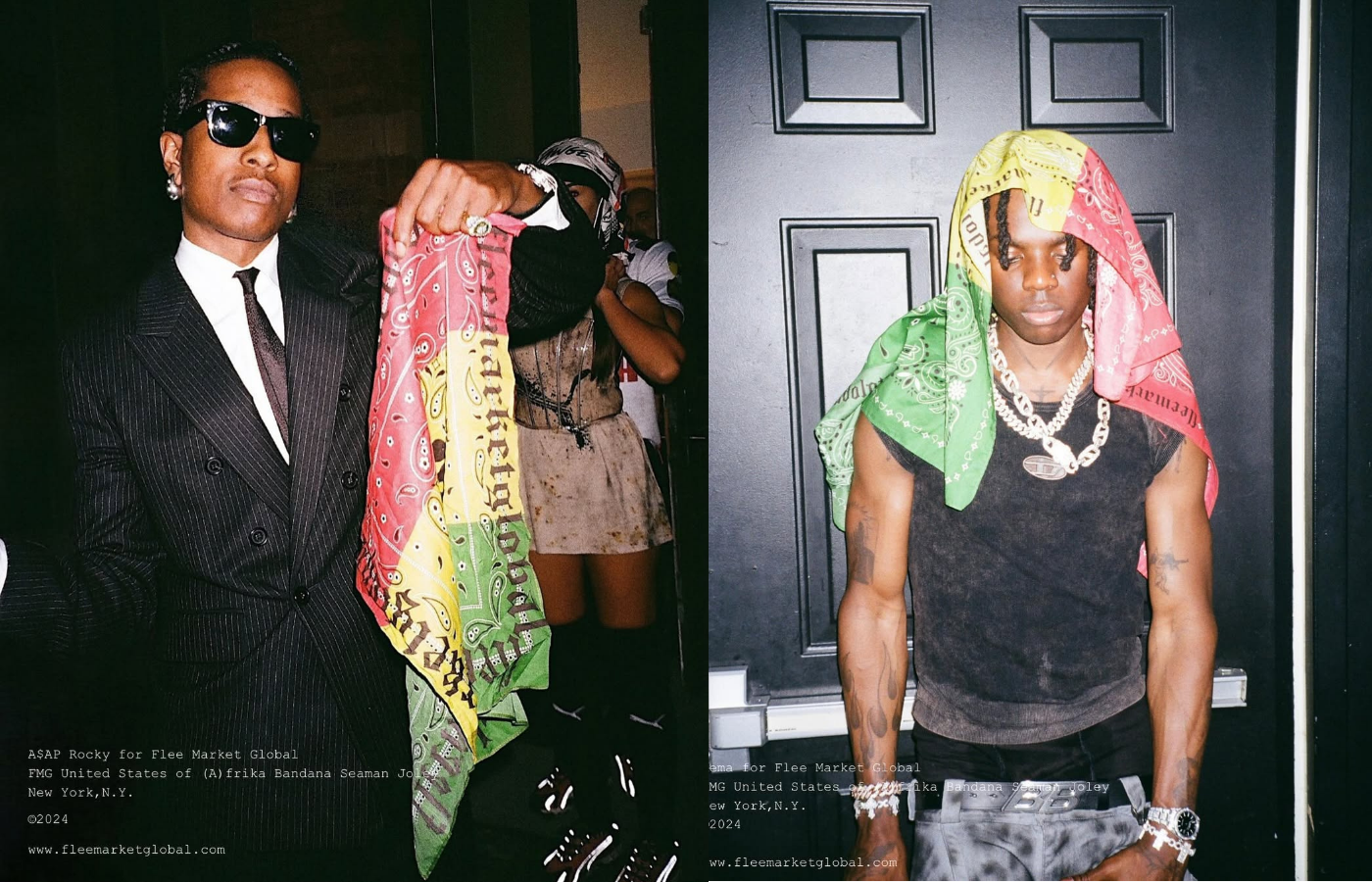 Flee Market Global is strongly associated has gained recognition among international icons like A$AP Rocky and Remy.Photocredit: Bigg Homie Flee on Instagram.