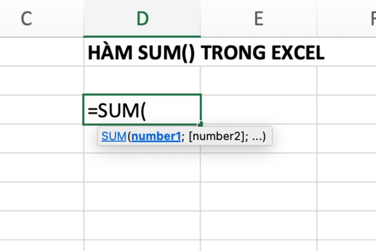 Có nhiều cách tính tổng trong Excel theo hàng ngang khác nhau