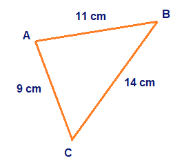 Sum of the lengths of two sides of a triangle