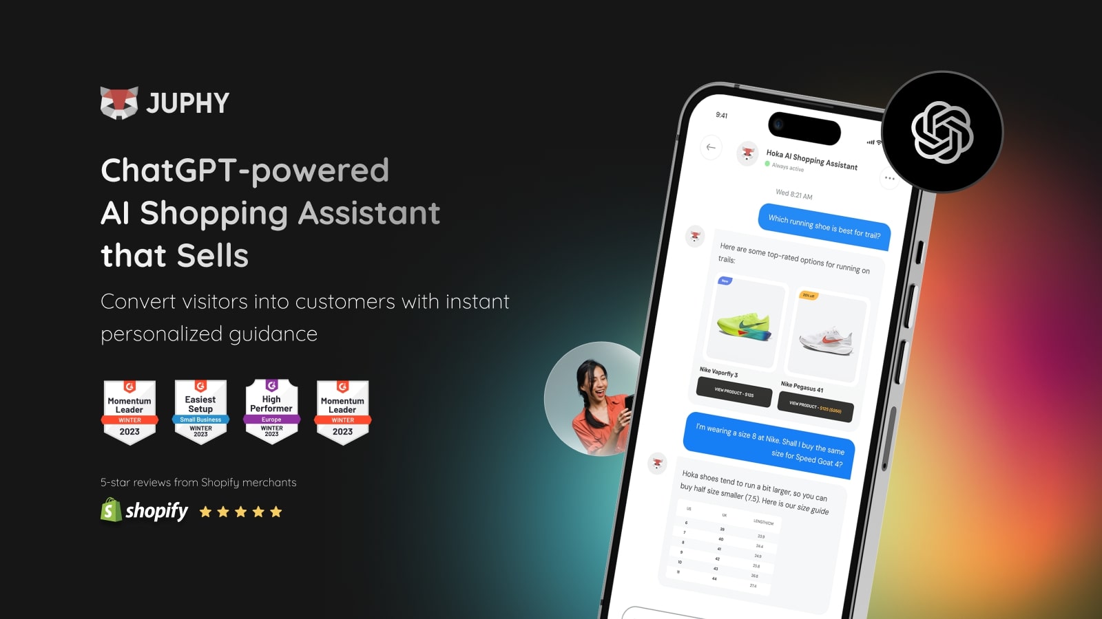 ChatGPT-powered AI Shopping Assistant that Sells