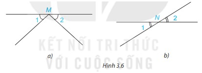 BÀI 8. GÓC Ở VỊ TRÍ ĐẶC BIỆT, TIA PHÂN GIÁC CỦA MỘT GÓC1. GÓC Ở VỊ TRÍ ĐẶC BIỆTBài 1: Quan sát hình vẽ bên. Em hãy nhận xét về mối quan hệ về đỉnh, về cạnh của hai góc được đánh dấu.Đáp án chuẩn: - Đỉnh của hai góc: chung đỉnh- Cạnh: Hai góc chung một cạnh, còn hai cạnh còn lại là hai tia đối nhau.Bài 2: Cho ba tia Ox, Oy, Oz như Hình 3.1, trong đó Ox và Oy là hai tia đối nhau.a) Em hãy nhận xét về quan hệ về đỉnh, về cạnh của hai góc xOz và zOy.b) Đo rồi tính tổng số đo góc hai góc xOz và zOy.Đáp án chuẩn: a) Hai góc chung đỉnh.Hai góc chung cạnh Oz. Hai tia Ox và Oy là hai tia đối.b) xOz=135oyOz=45oBài 3: Hai góc được đánh dấu trong hình nào dưới đây là hai góc kề bù?Đáp án chuẩn: a) Hai góc kề bù.c) Hai góc kề bù.Bài 4: Viết tên hai góc kề bù trong Hình 3.4 và tính số đo góc mOtĐáp án chuẩn: Hai góc kề bù là: góc mOt và tOn.mOt =120oBài 5: Quan sát hình ảnh hai góc được đánh dấu trong hình bên. Em hãy nhận xét quan hệ về đỉnh, về cạnh của hia góc được đánh dấu.Đáp án chuẩn: - Đỉnh: chung đỉnh.- Cạnh: mỗi cạnh của góc này là tia đối của một cạnh góc kia.Bài 6: Cho hai đường thẳng xx’ và yy’ cắt nhau tại O (H.3.5)a) Dự đoán xem hai góc xOy và x’Oy’ có bằng nhau không?b) Đo rồi so sánh số đo hai góc xOy và x’Oy’Đáp án chuẩn: xOy=x Oy'=31oBài 7: Hai góc được đánh dấu trong hình nào dưới đây là hai góc đối đỉnh?Đáp án chuẩn: Hai góc đối đỉnh là: N1và N2.Bài 8: Hai đường thẳng xx’ và yy’ cắt nhau tại O sao cho góc xOy vuông (H.3.8). Khi đó các góc yOx’, x’Oy’, xOy’ cũng đều là góc vuông. Vì sao?Đáp án chuẩn: Các góc yOx’, x’Oy’, xOy’ cũng đều là góc vuông.2. TIA PHÂN GIÁC CỦA MỘT GÓCBài 1: Cắt rời một góc xOy từ một tờ giấy rồi gấp sao cho hai cạnh của góc trùng nhau (H.3.9).Đáp án chuẩn: a) Tia Oz nằm giữa hai cạnh của góc xOy.b) xOz=zOy.Bài 2: Cho góc xAm có số đo bằng 65 và Am là tia phân giác của góc xAy (H.3.12). Tính số đo góc xAyĐáp án chuẩn: Am là tia phân giác của góc xAy xAy=130oBài 3: Quan sát hình vẽ bên.Quả cân ở đĩa cân bên trái nặng bao nhiêu kilogam để cân thăng bằng, tức là kim trên mặt đồng hồ của cân là tia phân giác của góc AOB?Đáp án chuẩn: Khối lượng của quả cân để cân thăng bằng là: 3 kg. BÀI TẬP CUỐI SGK