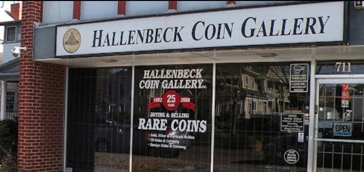 logo of Hallenbeck Coin Gallery