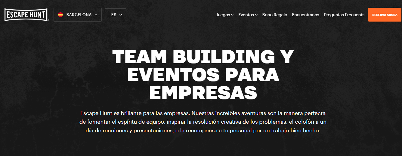 Team building España con dinámicas de resolución de problemas.
