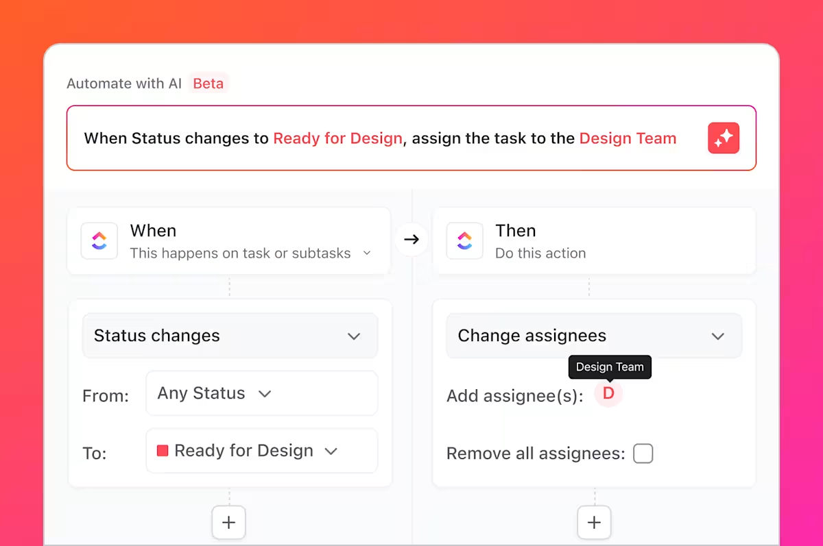 ClickUp Automations: client collaboration