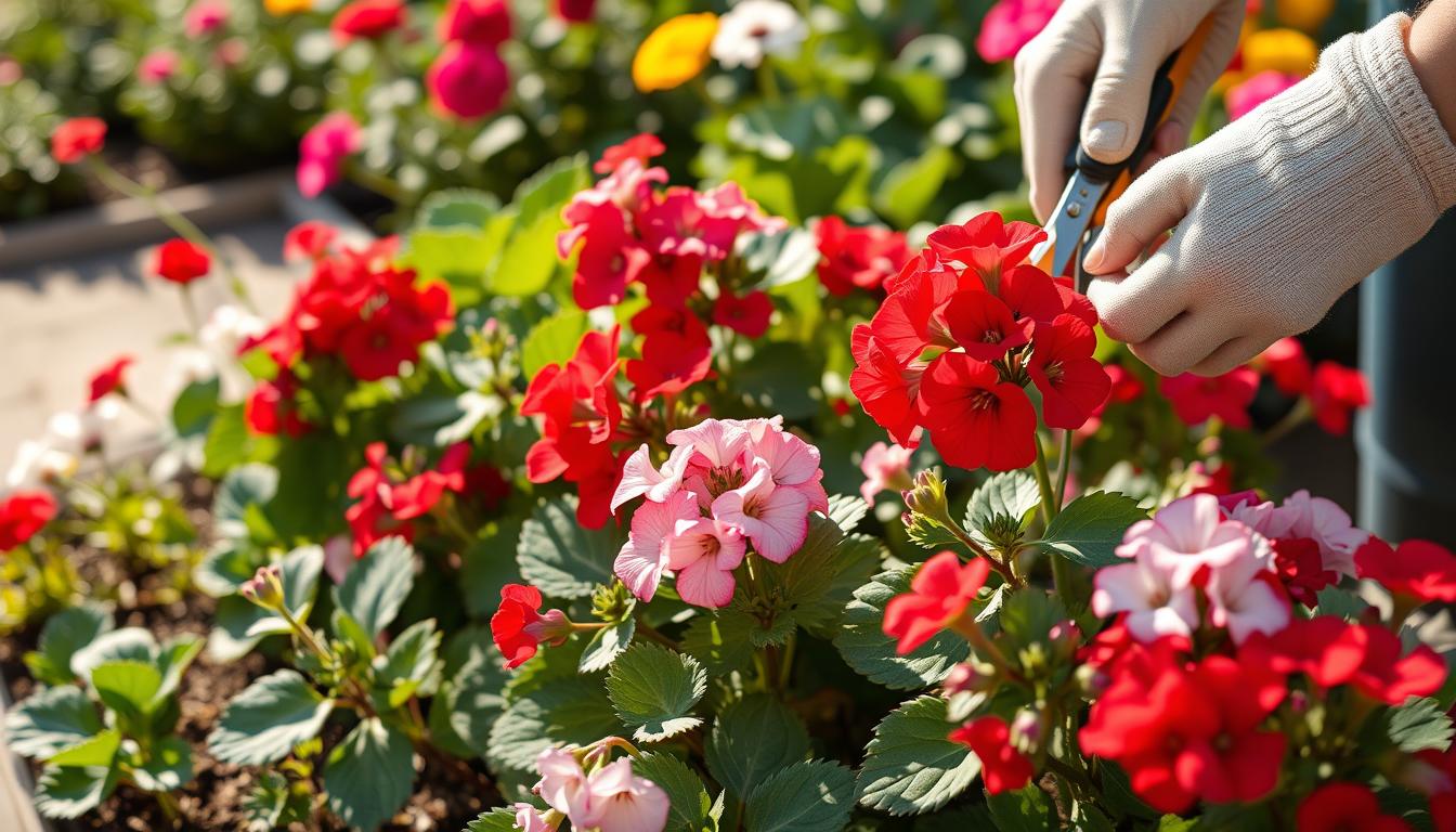 pruning geraniums