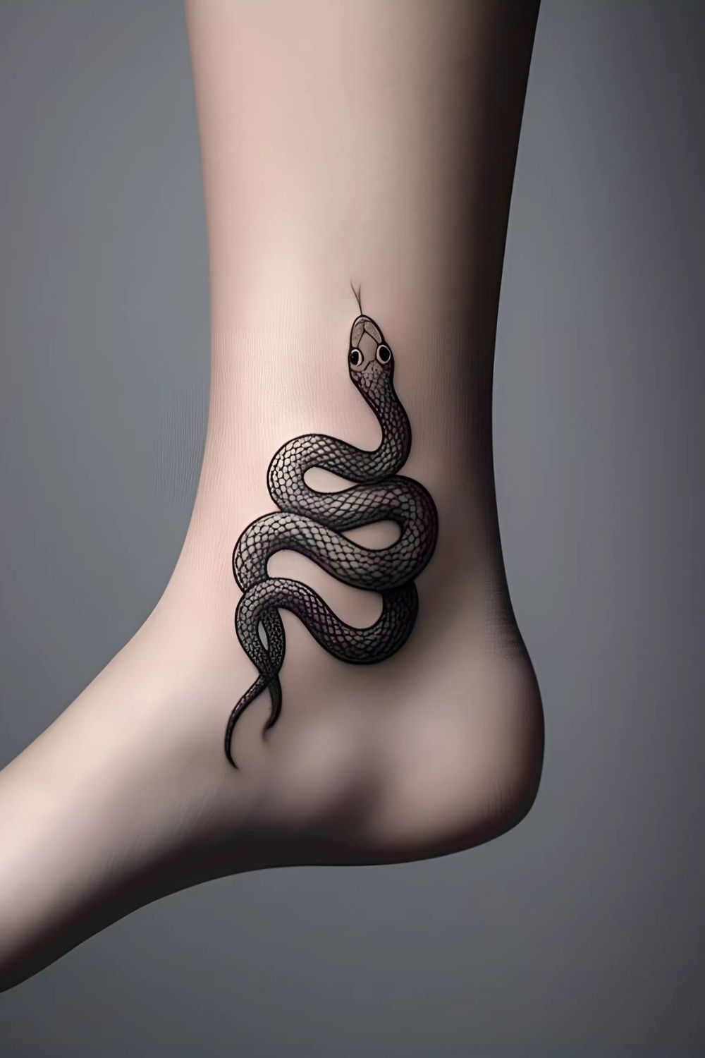 Snake Ankle Tattoo