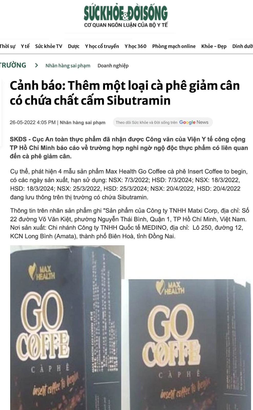 Thuốc giảm cân vitafit lừa đảo hình 2