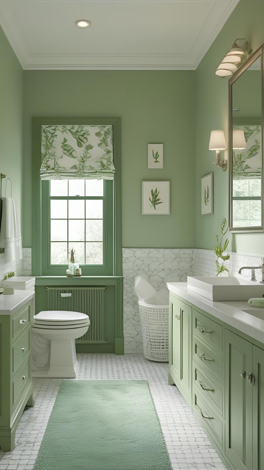 Sage Green and White Combo