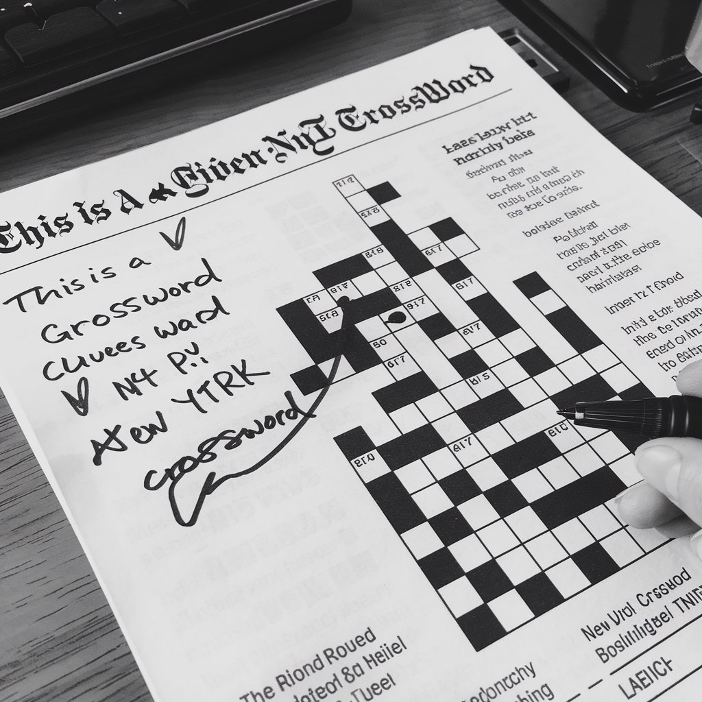 This is a Given NYT Crossword
