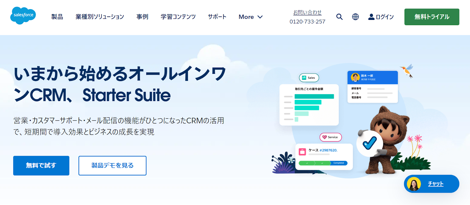 業務効率化ツール　salesforce