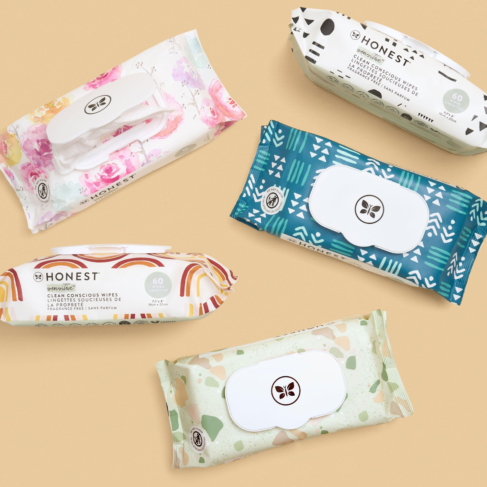 The Honest Company's Clean Conscious Wipes, PFAS-free and gentle.