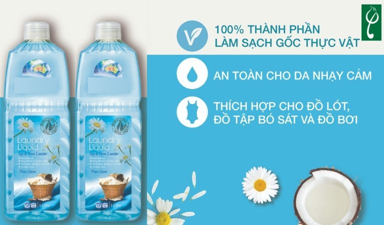 Nước giặt quần lót da nhạy cảm đảm bảo an toàn, hạn chế kích ứng