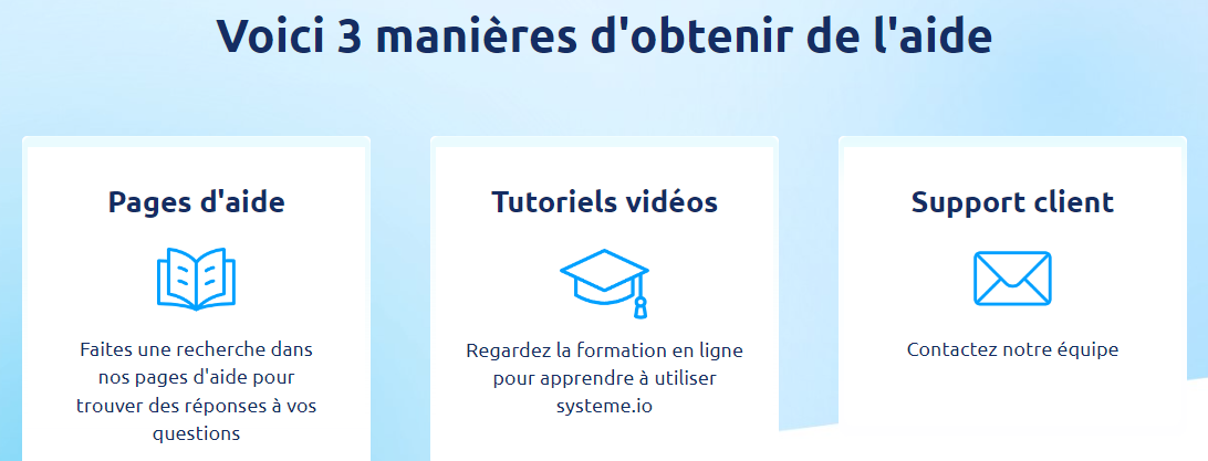 Système.io: Support client
