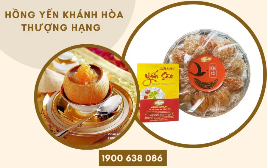 Yến sào chưng sẵn VinaRI - Địa chỉ mua yến sào Khánh Hòa uy tín