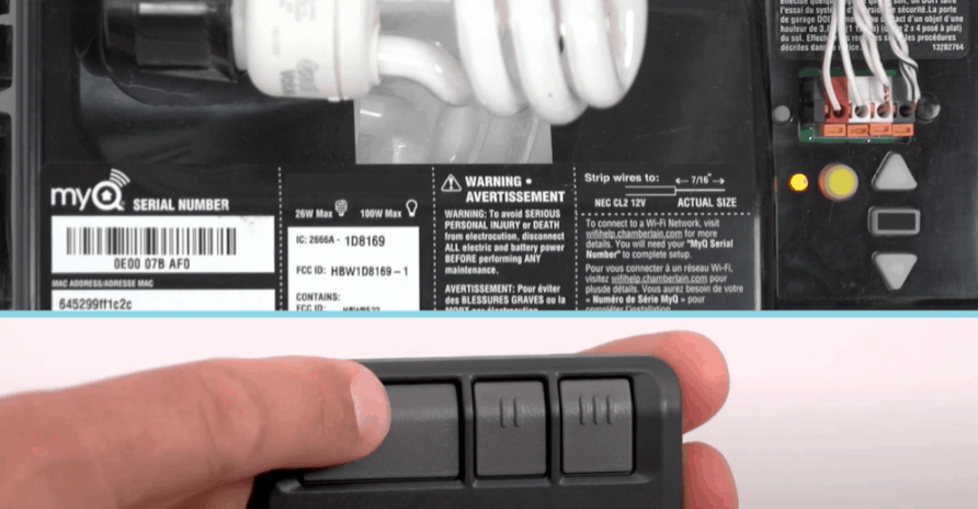 how to sync liftmaster garage door opener