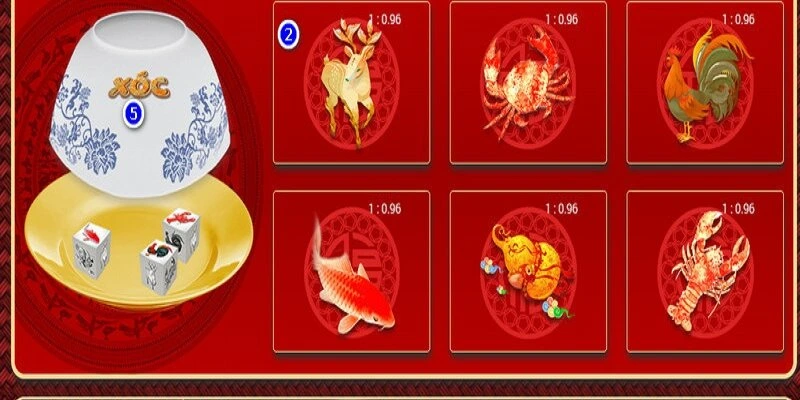 Tỉ lệ và xác suất khi chơi bầu cua tôm cá tại Top88