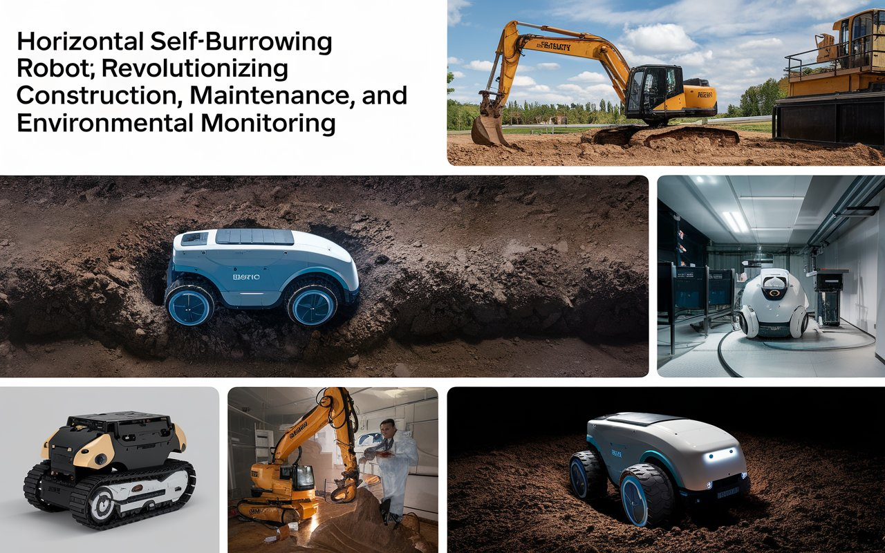 US Patent Application for a Horizontal Self-Burrowing Robot