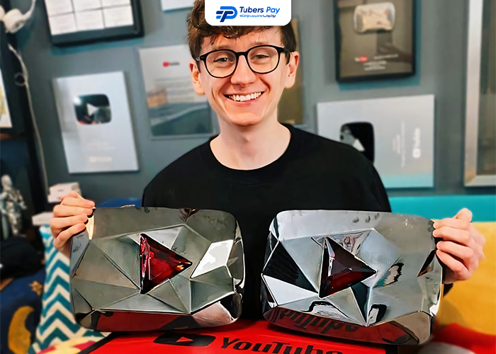 لوح یوتیوب الماس (Diamond Play Button)