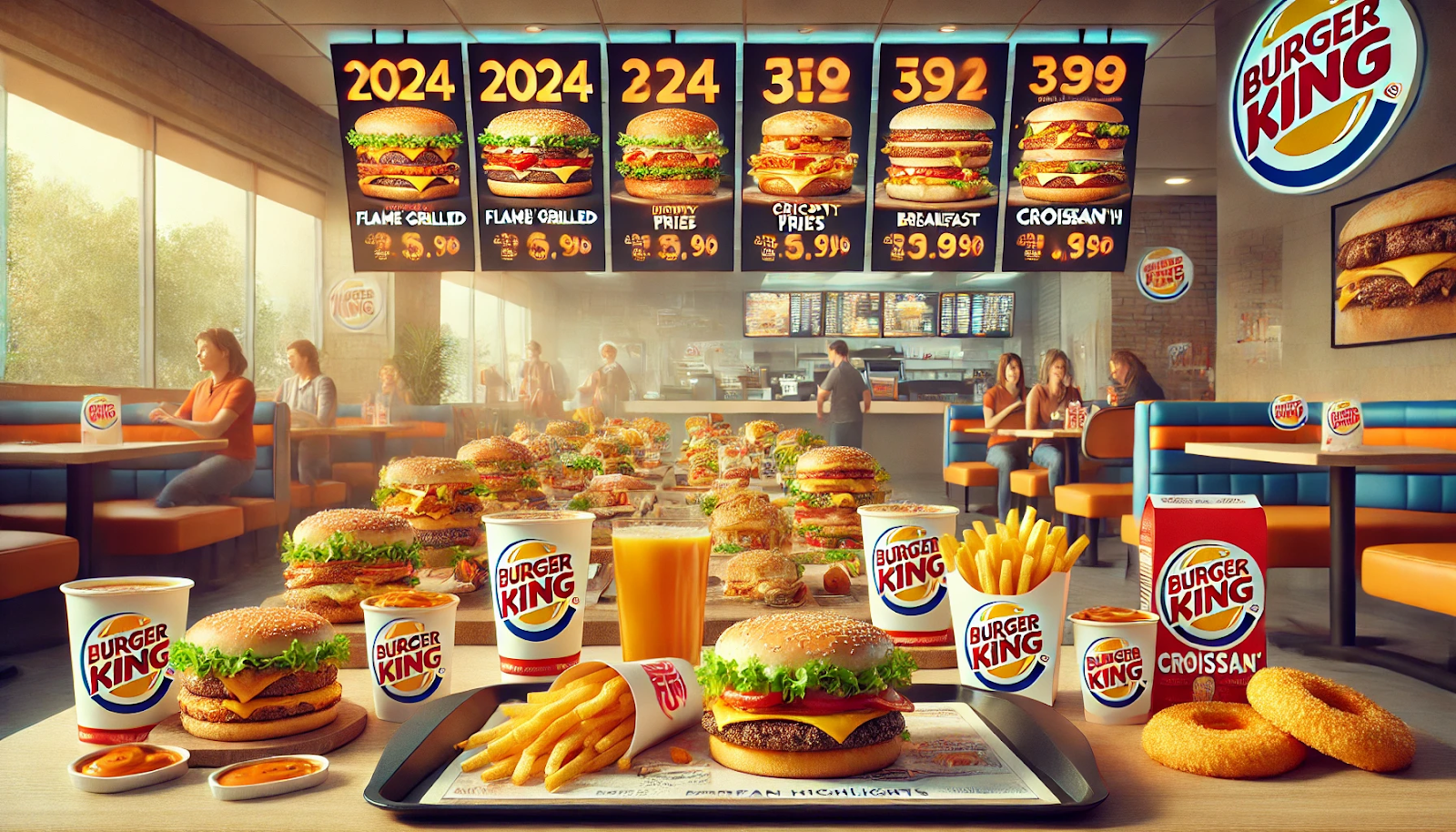 Burger King menu prices