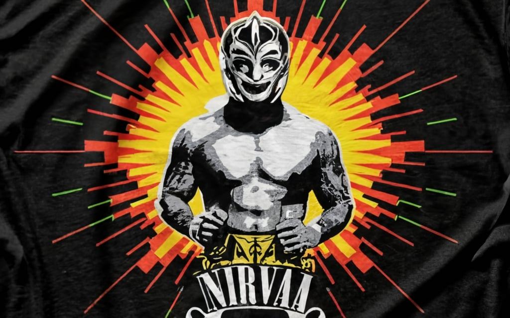 rey mysterio nirvana inspired shirt