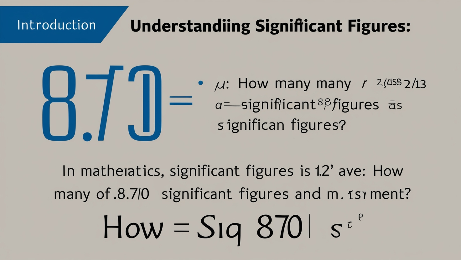  How Many Sig Figs Does 8.70 Have