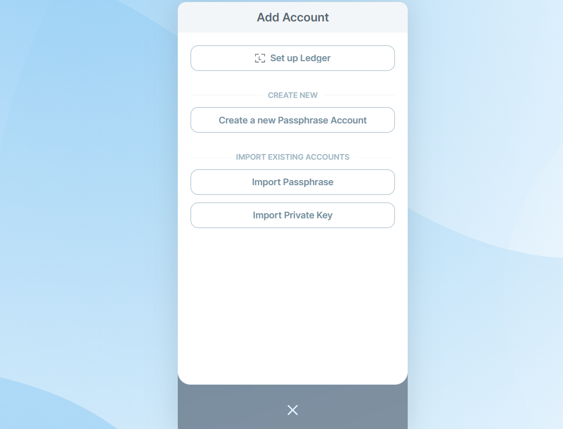 Add Account