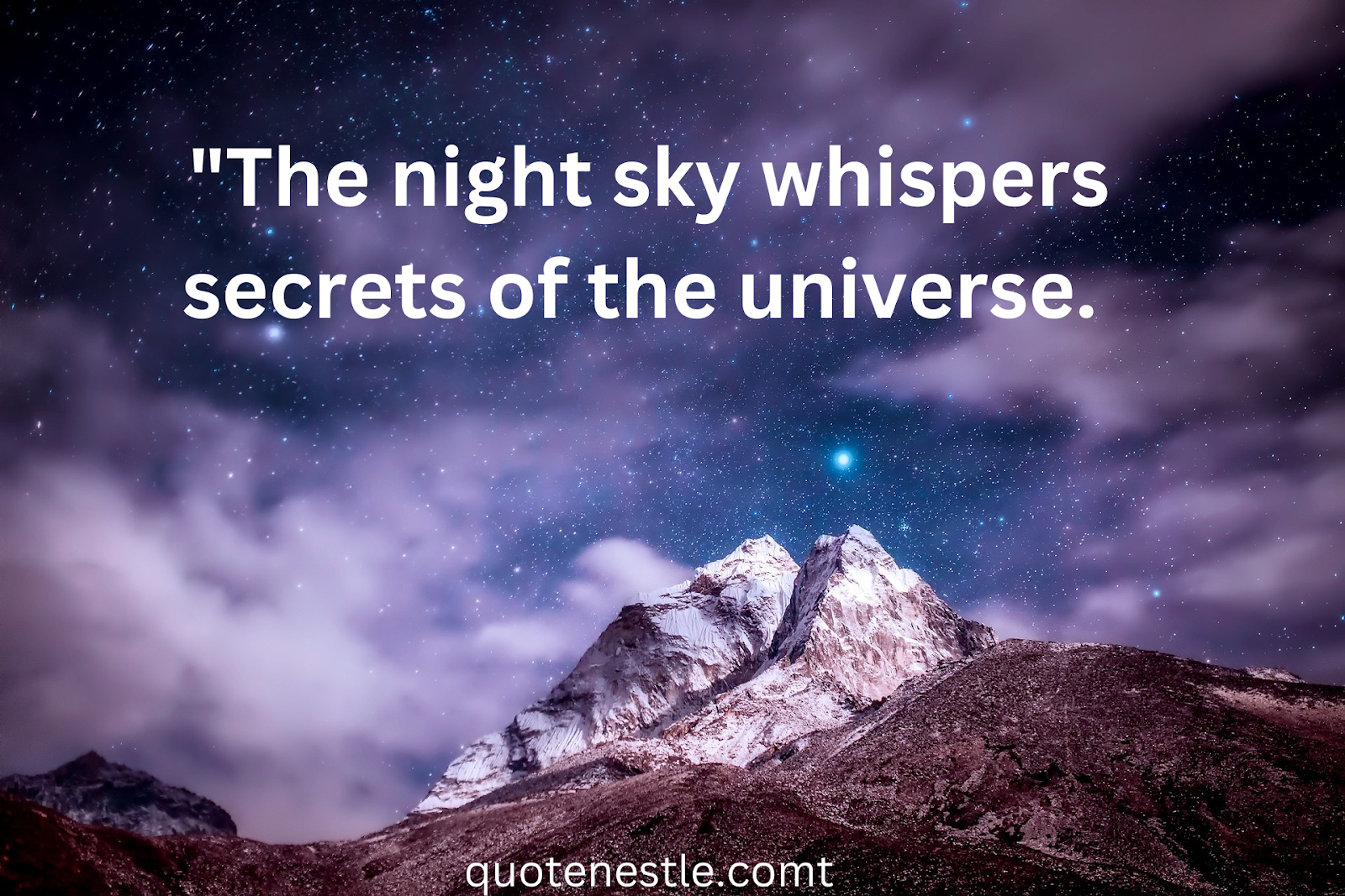 Inspiring Night Sky Quotes