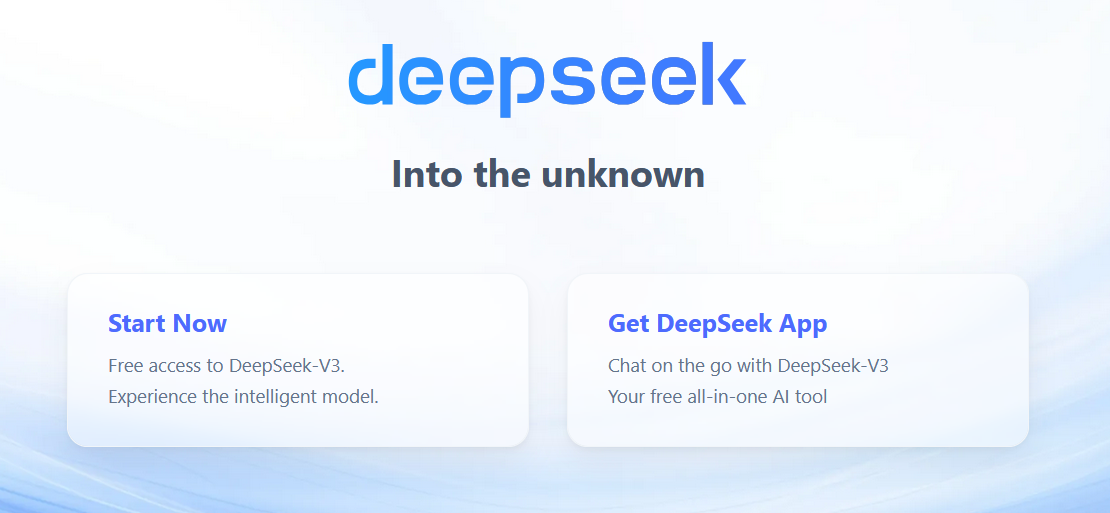 deepseek glowny widok