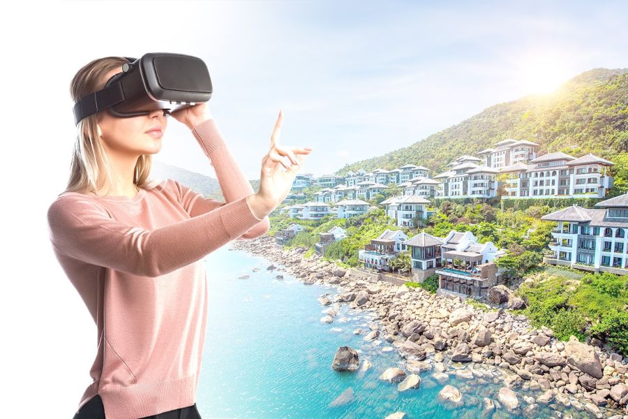 Before setting foot in the region, tourists can use VR to visit famous places. 