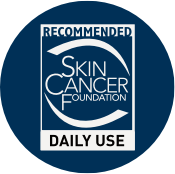 Recomendado pela Skin Cancer Foundation