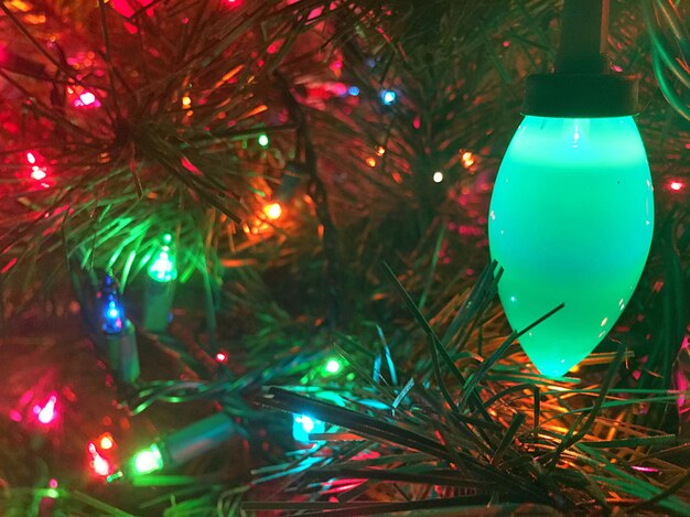 Red and green christmas lights​
