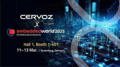 Experience rugged SSDs and memory, next-gen modular expansions solutions at Embedded World 2025 with Cervoz at Booth 1-401.