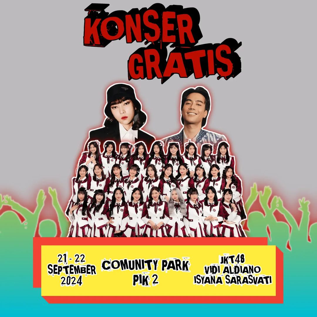 event di september 2024 Konser Gratis di PIK 2