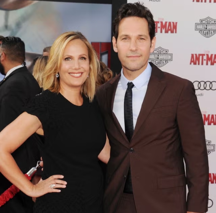 Paul Rudd and Julie Yeager at an event