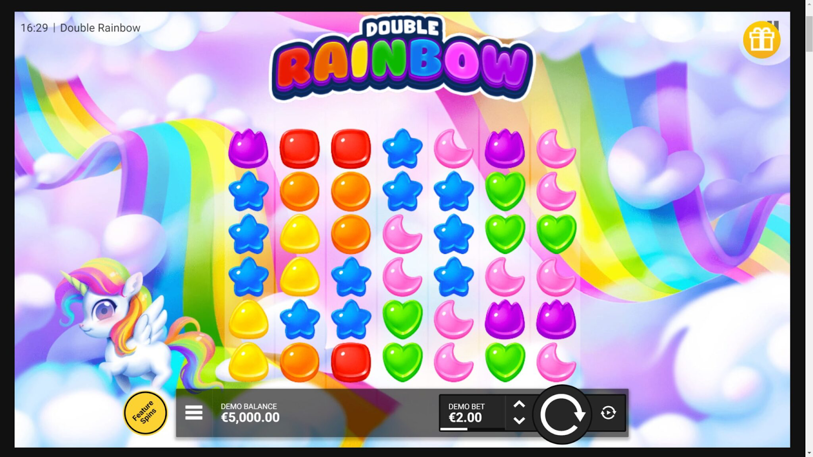 Double Rainbow Bonus Buy Slot Gameplay