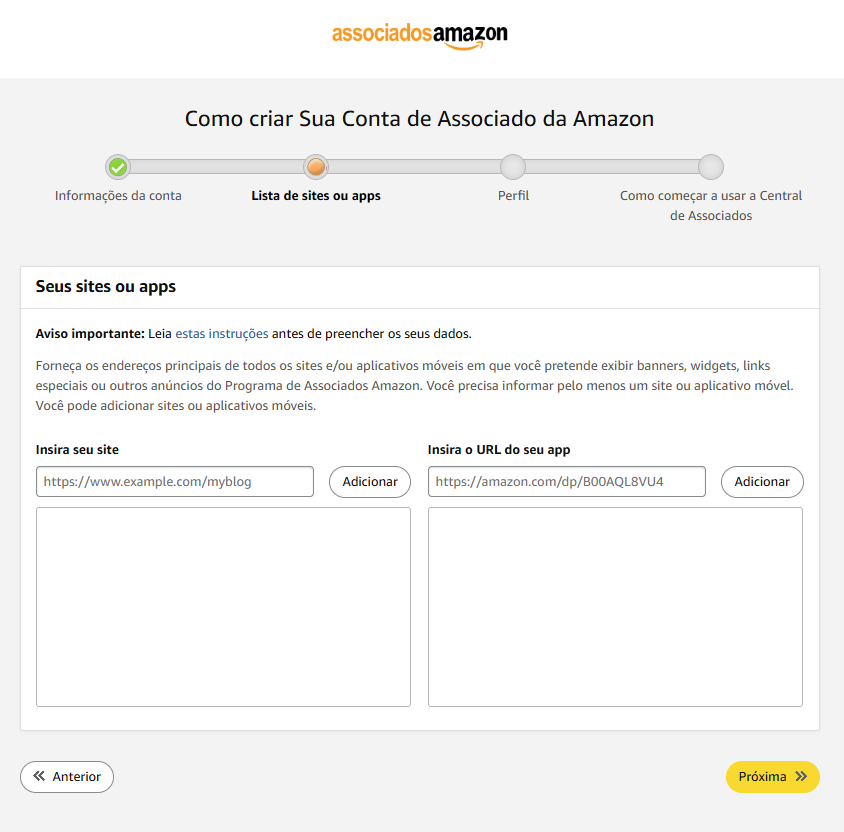 como ser afiliado da Amazon