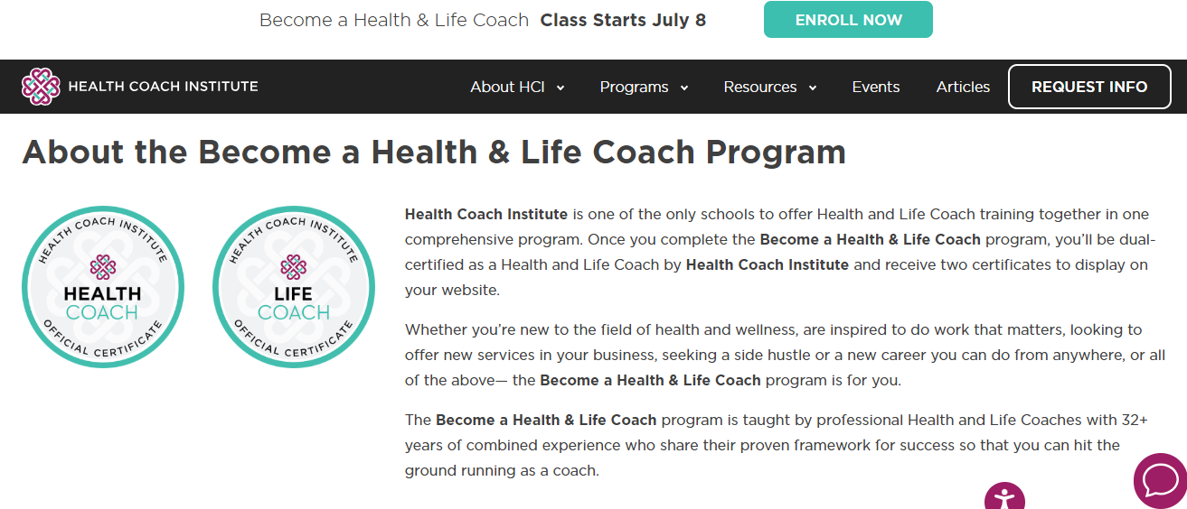 5. The Health Coach Institute