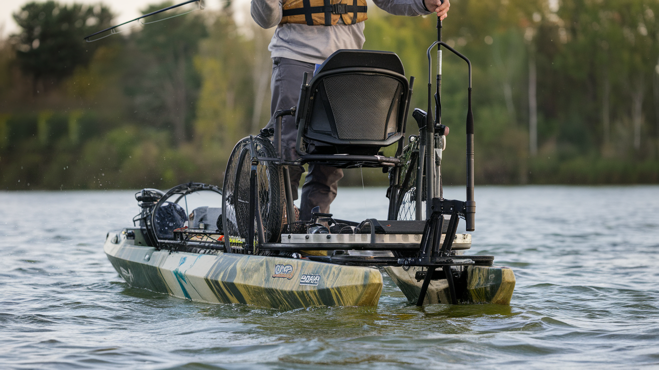 fishing kayak with pedals