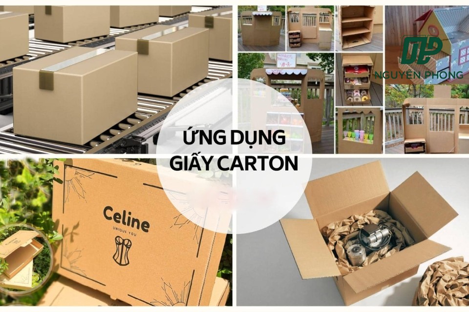 Ứng dụng phổ biến nhất của giấy carton 